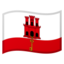 Flagge: Gibraltar Emoji (Google)