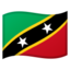 vėliava: Sent Kitsas ir Nevis Emoji (Google)