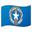 bendera: Kepulauan Mariana Utara Emoji (Google)