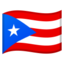 drapeau : Porto Rico Emoji (Google)