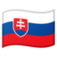 vėliava: Slovakija Emoji (Google)