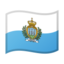 vėliava: San Marinas Emoji (Google)