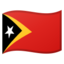 flaga: Timor Wschodni Emoji (Google)