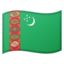 drapeau : Turkménistan Emoji (Google)