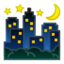Night With Stars Emoji (Google)