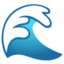 Water Wave Emoji (Google)