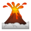 Volcano Emoji (Google)