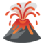 Volcano Emoji (Google)