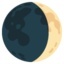 Waxing Crescent Moon Emoji (Google)