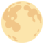 Full Moon Emoji (Google)