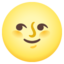 pleine lune avec visage Emoji (Google)