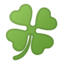 i-four leaf clover Emoji (Google)