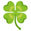 Four Leaf Clover Emoji (Google)