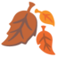 Fallen Leaf Emoji (Google)