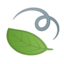 Leaf Fluttering In Wind Emoji (Google)