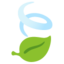 Leaf Fluttering In Wind Emoji (Google)