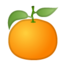 Tangerine Emoji (Google)