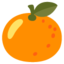 mandarină Emoji (Google)