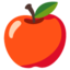 pomme rouge Emoji (Google)