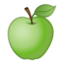 Green Apple Emoji (Google)