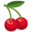 buah ceri Emoji (Google)