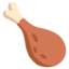 coscia di pollo Emoji (Google)