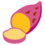 khoai lang nướng Emoji (Google)