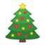 karácsonyfa Emoji (Google)