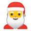Santa Claus Emoji (Google)