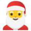 mikulás Emoji (Google)