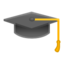 Graduation Cap Emoji (Google)