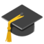 Graduation Cap Emoji (Google)