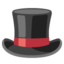 Top Hat Emoji (Google)