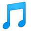 Musical Note Emoji (Google)