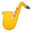 Saxophone Emoji (Google)
