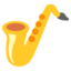 saxofone Emoji (Google)