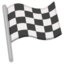 drapeau à damier Emoji (Google)