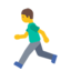 Person Running Emoji (Google)
