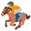 corrida de cavalos Emoji (Google)