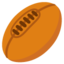 piłka do rugby Emoji (Google)