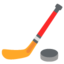 hockey sur glace Emoji (Google)