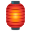 qizil qog‘ozli lampa Emoji (Google)