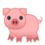 Pig Emoji (Google)