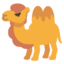 Two-Hump Camel Emoji (Google)