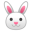 Rabbit Face Emoji (Google)