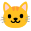 Katzengesicht Emoji (Google)