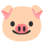 cap de porc Emoji (Google)