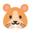 tête de hamster Emoji (Google)