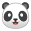 Panda Face Emoji (Google)