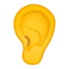 Ear Emoji (Google)